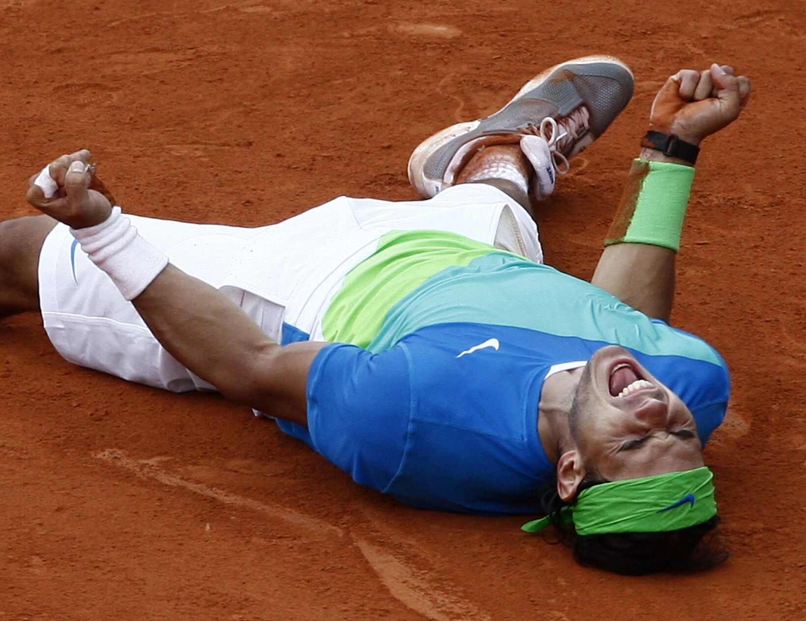 2010: Rafael Nadal wins his 5th French Open title